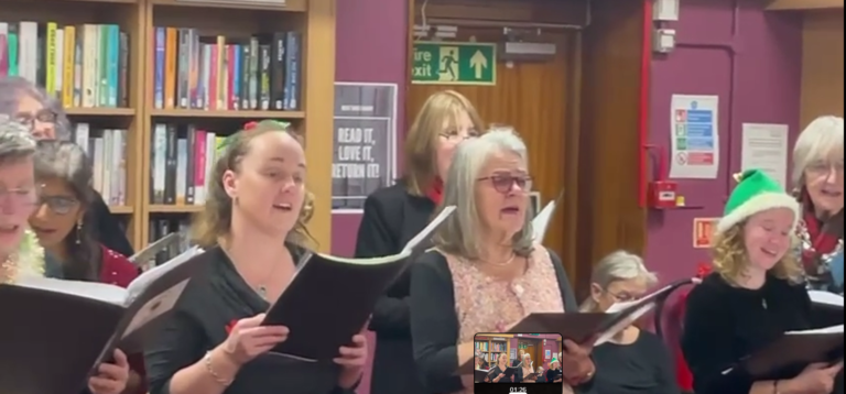 Handsworth Community Choir sings 'White Christmas'